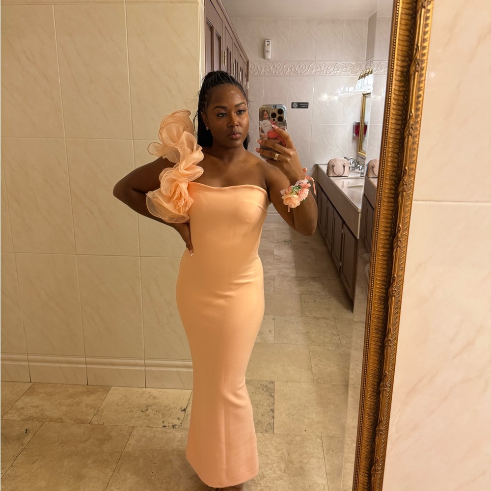 Daniella Bandage Maxi Dress - Blush